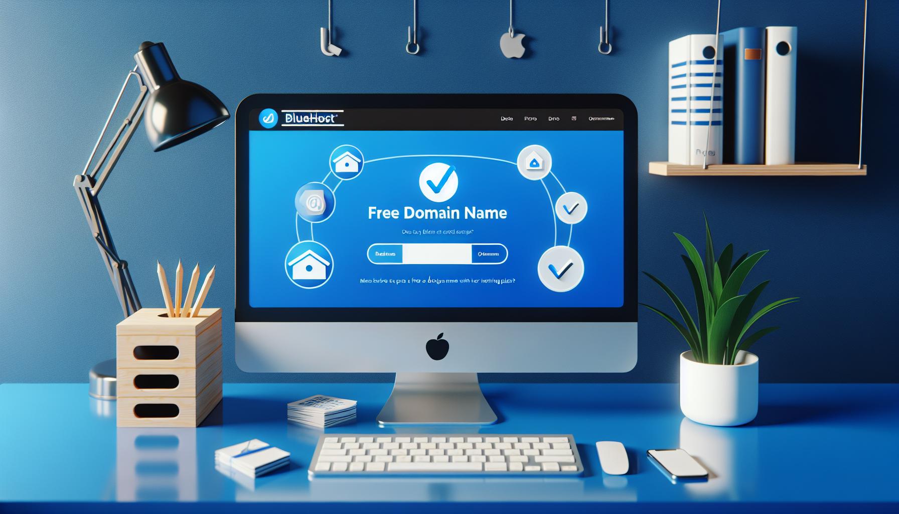 هل يوفر بلوهوست اسم نطاق مجاني مع خطط الاستضافة؟